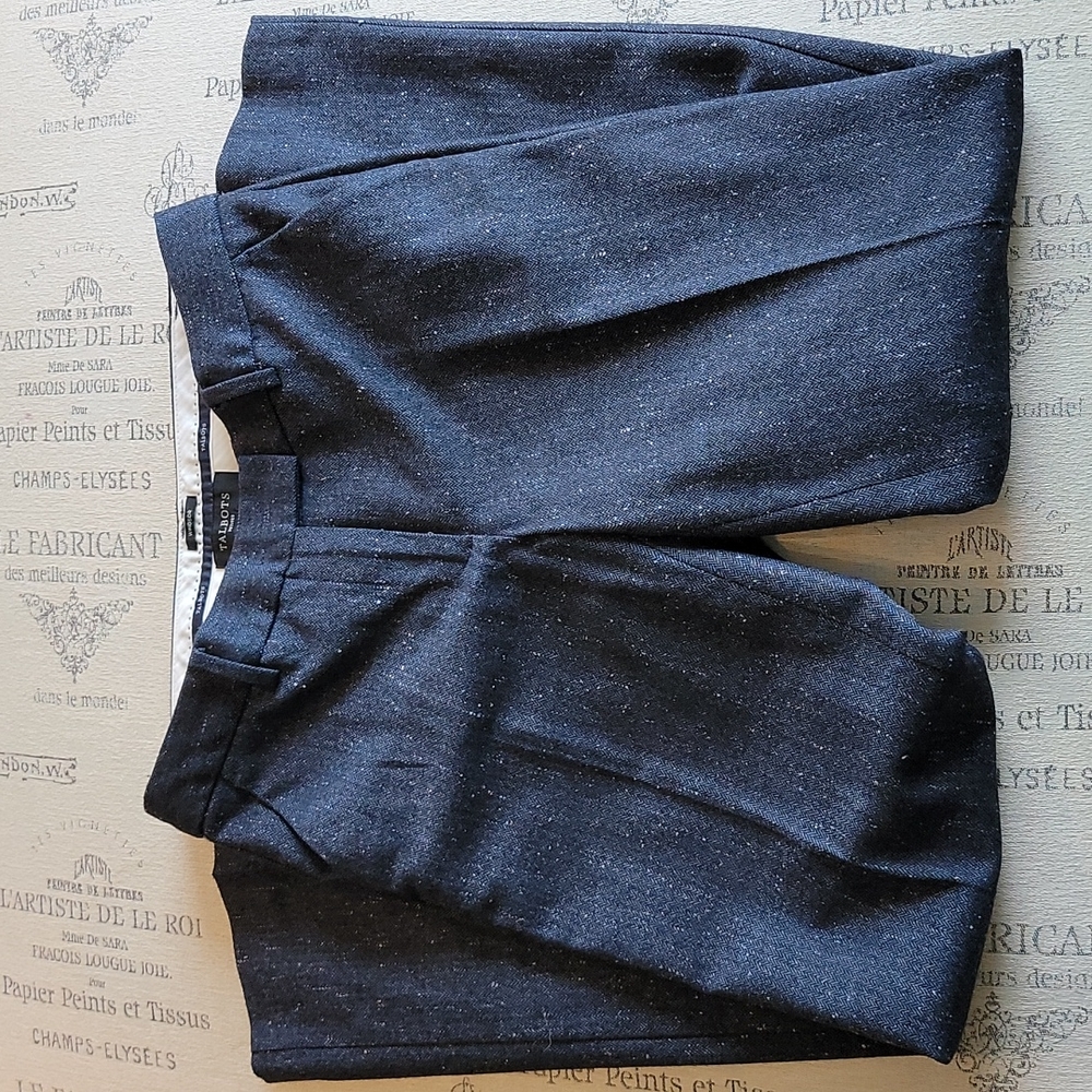 Talbots Petites wool tweed pants